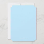 ファミリー懇親会レッドローズブルーバッファロープレイド 招待状 (裏面)