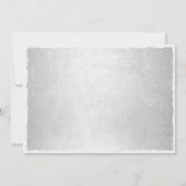 ファミリー懇親会レッド深紅色冬 セーブザデート (裏面)