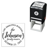 ファミリー懇親会ロゴデザイン素朴屋外 セルフインキングスタンプ (インサイチュ)