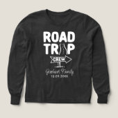 ファミリー懇親会ロードトリップはっきりしたタイポグラフィカスタム (デザイン正面)