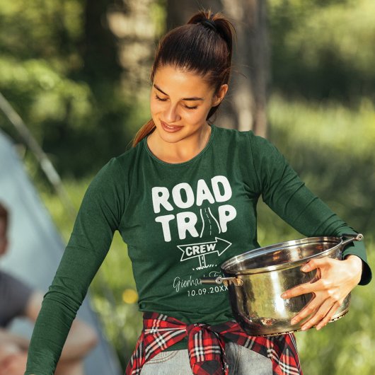 ファミリー懇親会ロードトリップバケーションマッチングカスタム Tシャツ