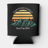 ファミリー懇親会ロードトリップマウンテンサンセットカスタム 缶クーラー (正面)