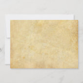 ファミリー懇親会ヴィンテージウェスタンテーマ招待状 招待状 (裏面)