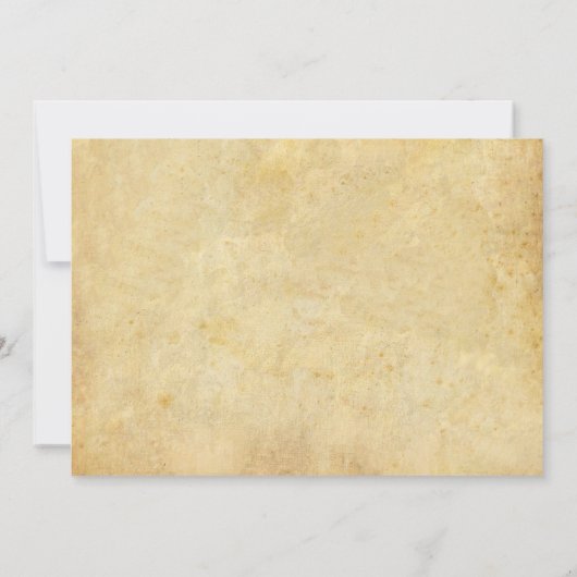 ファミリー懇親会ヴィンテージウェスタンテーマ招待状 招待状 (裏面)