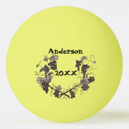 ファミリー懇親会ヴィンテージブドウつる植物イベント 卓球ボール