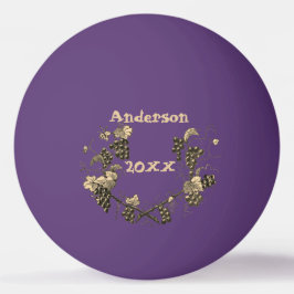 ファミリー懇親会ヴィンテージブドウつる植物イベント 卓球ボール