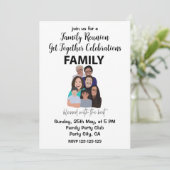 ファミリー懇親会一緒にパーティーファミリー懇親会 招待状 (スタンド正面)
