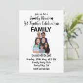 ファミリー懇親会一緒にパーティーファミリー懇親会 招待状 (スタンド正面)