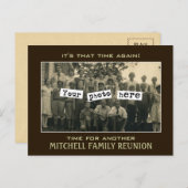 ファミリー懇親会写真テンプレート ポストカード (正面/裏面)