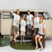 ファミリー懇親会収集おもしろいヒツジ黒名 Tシャツ