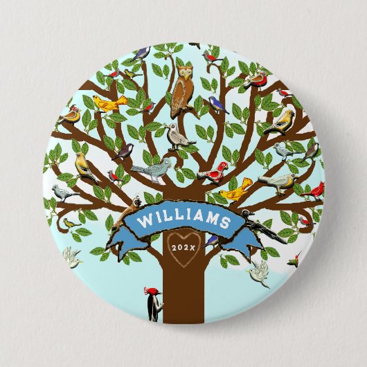 ファミリー懇親会収集可能 缶バッジ (正面)