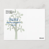 ファミリー懇親会収集招待状 ポストカード (裏面)