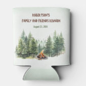 ファミリー懇親会名フォレストキャンプファイアーグリーン 缶クーラー (裏面)