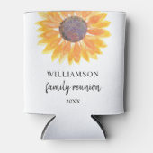 ファミリー懇親会名前をカスタムする 缶クーラー (正面)