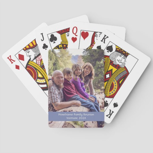 ファミリー懇親会土産 トランプ (裏面)