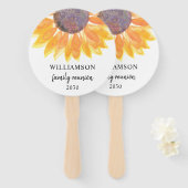 ファミリー懇親会夏 ハンドファン (正面&裏面)