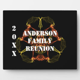 ファミリー懇親会天空宇宙テーマウェルカムテーブル フォトプラーク