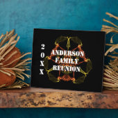 ファミリー懇親会天空宇宙テーマウェルカムテーブル フォトプラーク (側面)