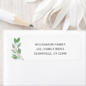 ファミリー懇親会差出人住所 ラベル (インサイチュ)