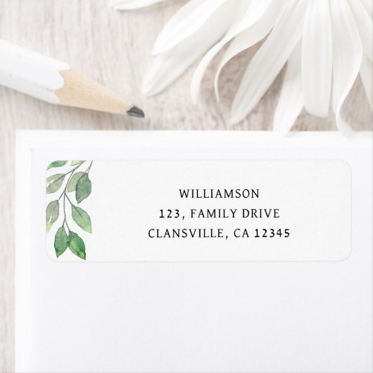 ファミリー懇親会差出人住所 ラベル (インサイチュ)