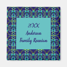 ファミリー懇親会幾何学的なタイ染料の年次ギャザリング