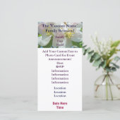 ファミリー懇親会招待状カードイベントの花 (スタンド正面)