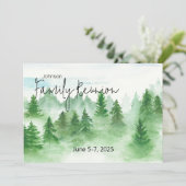 ファミリー懇親会招待状 – ツリーズキャビンマウンテンズ シーズンカード (スタンド正面)