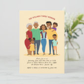 ファミリー懇親会招待状 招待状 (スタンド正面)