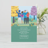 ファミリー懇親会招待状 招待状 (スタンド正面)