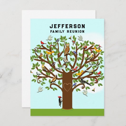 ファミリー懇親会招待状 案内ポストカード (正面/裏面)