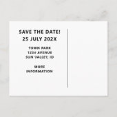 ファミリー懇親会招待状 案内ポストカード (裏面)