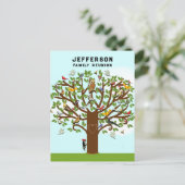 ファミリー懇親会招待状 案内ポストカード (スタンド正面)