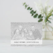 ファミリー懇親会日付のフォトポストカードを保存 案内ポストカード (スタンド正面)