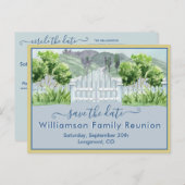 ファミリー懇親会日付の国側QRコードを保存 案内ポストカード (正面/裏面)