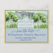 ファミリー懇親会日付の国側QRコードを保存 案内ポストカード (正面)