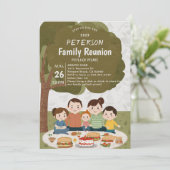 ファミリー懇親会春サマー秋ポトラックピクニック 招待状 (スタンド正面)