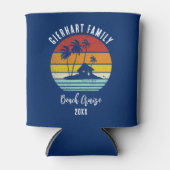 ファミリー懇親会沿岸ビーチクルーズカスタム 缶クーラー (正面)