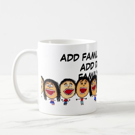 ファミリー懇親会漫画 コーヒーマグカップ (左)