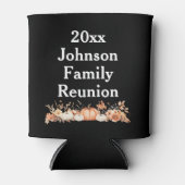 ファミリー懇親会秋秋感謝祭招待状 缶クーラー (正面)