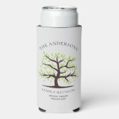 ファミリー懇親会系図学ツリーカスタム スリム缶クーラー (Seltzer裏面)