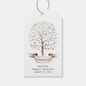 ファミリー懇親会系図学ツリーシズカスタムズ ギフトタグ (正面)