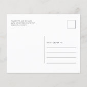 ファミリー懇親会系図学ツリーモダン招待状 (裏面)