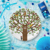 ファミリー懇親会紙プレート ペーパープレート (パーティー)