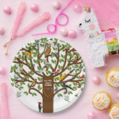 ファミリー懇親会紙プレート ペーパープレート (パーティー)