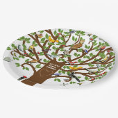 ファミリー懇親会紙プレート ペーパープレート (アングル)