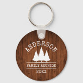 ファミリー懇親会素朴ウッドパインツリーズ キーホルダー (正面)