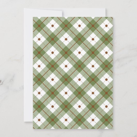 ファミリー懇親会素朴フォレストキャビン招待状 招待状 (裏面)