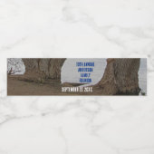 ファミリー懇親会素朴レイクハウスアニュアルバケーション ペットボトルラベル (シングルラベル)