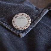 ファミリー懇親会紹介バーベキューパターン 缶バッジ