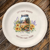 ファミリー懇親会誕生日フォレストキャビン ペーパープレート